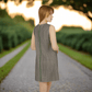 BITCOIN PARIS / Black A-line Sleeveless Dress - Nikki Nakamoto - The Orange Habit