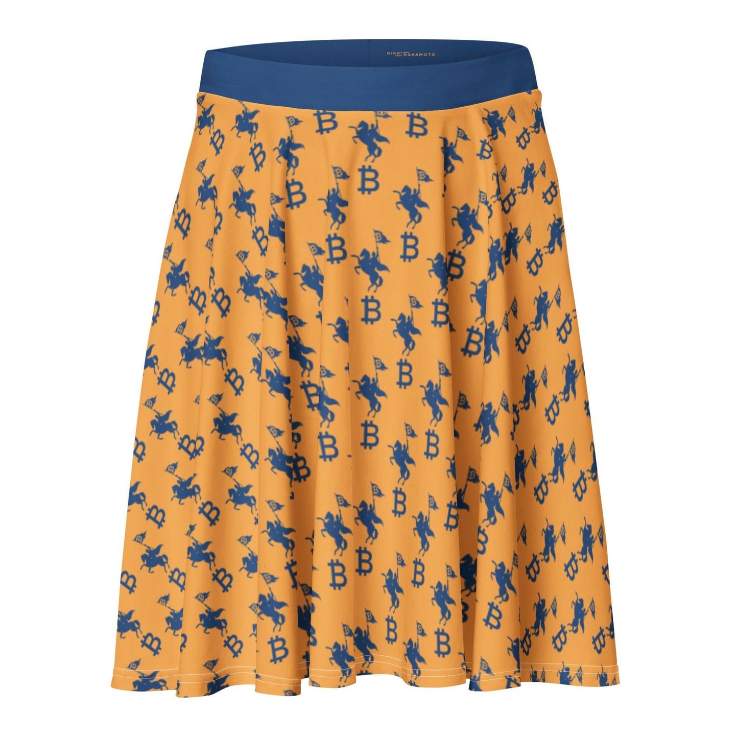 Bitcoin Skirt / SOFT REVOLUTION - Nikki Nakamoto - The Orange Habit