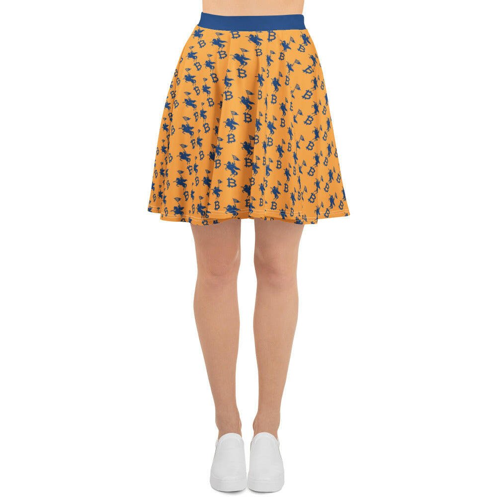 Bitcoin Skirt / SOFT REVOLUTION - Nikki Nakamoto - The Orange Habit