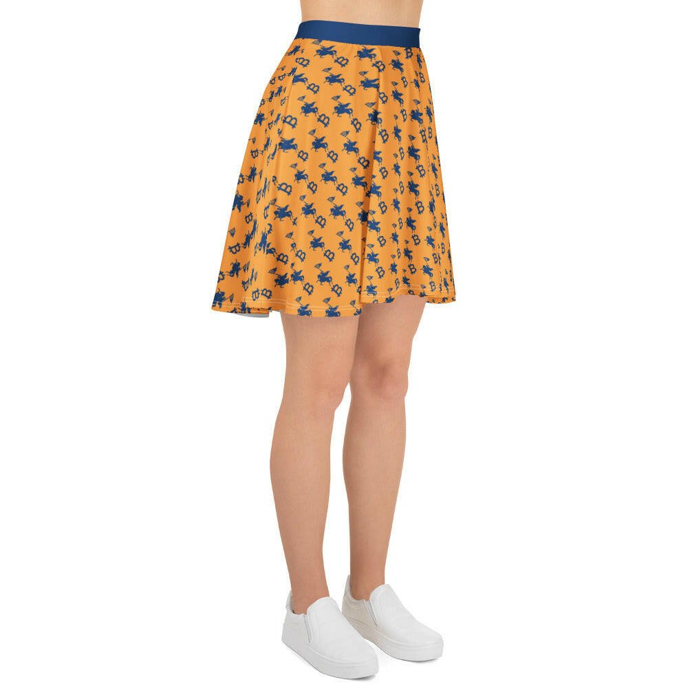 Bitcoin Skirt / SOFT REVOLUTION - Nikki Nakamoto - The Orange Habit