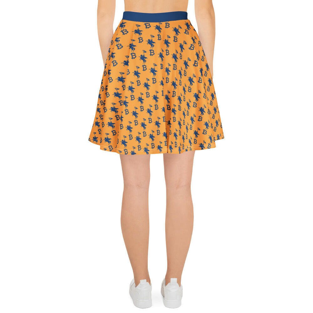 Bitcoin Skirt / SOFT REVOLUTION - Nikki Nakamoto - The Orange Habit