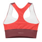 Orange Pilled / Longline Sports Bra - Nikki Nakamoto - The Orange Habit