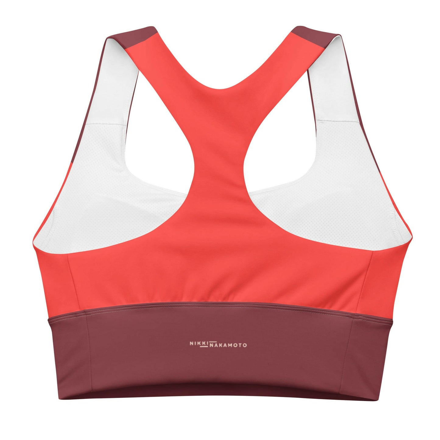 Orange Pilled / Longline Sports Bra - Nikki Nakamoto - The Orange Habit