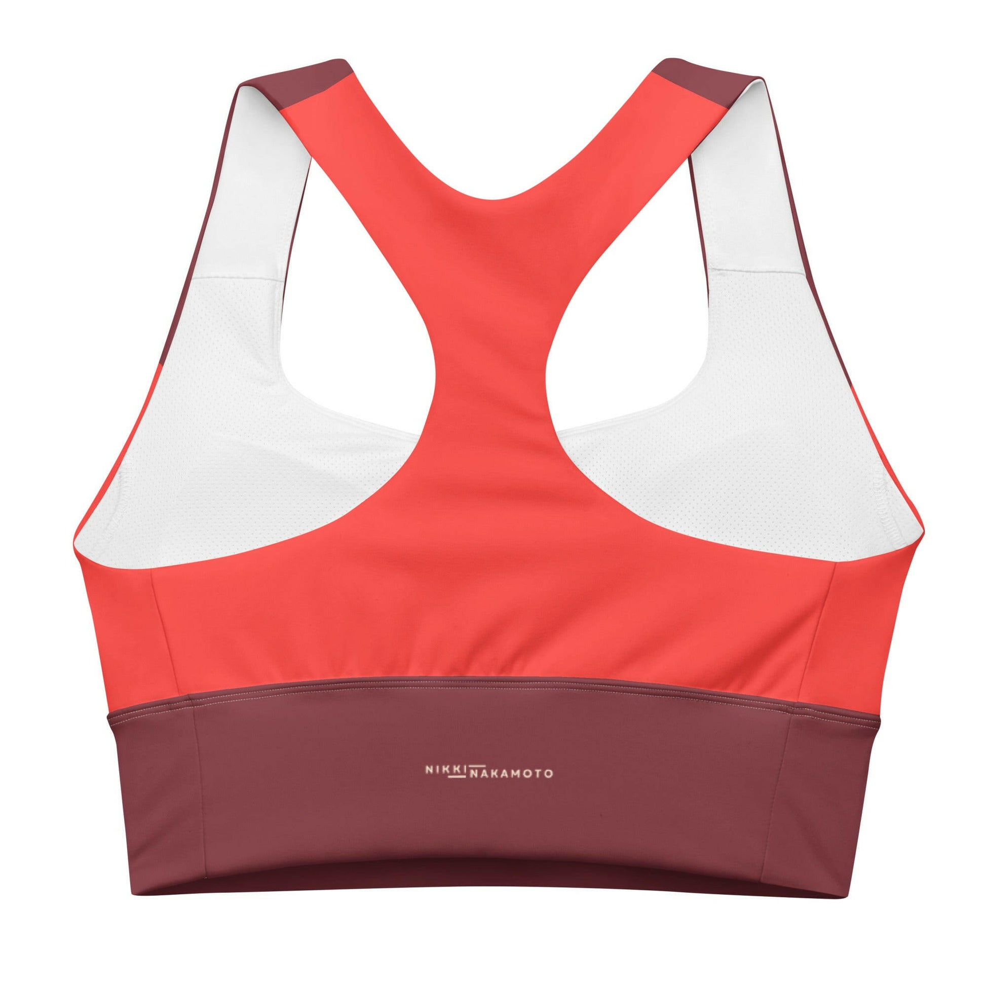 Orange Pilled / Longline Sports Bra - Nikki Nakamoto - The Orange Habit