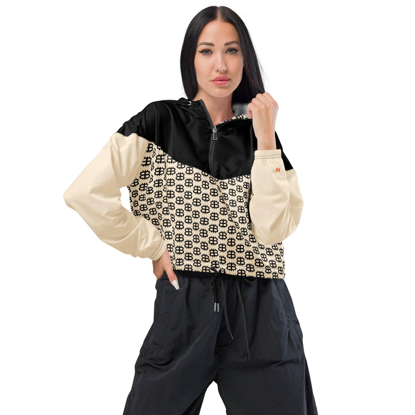 BITCOIN PARIS / Women's Windbreaker - Nikki Nakamoto - The Orange Habit
