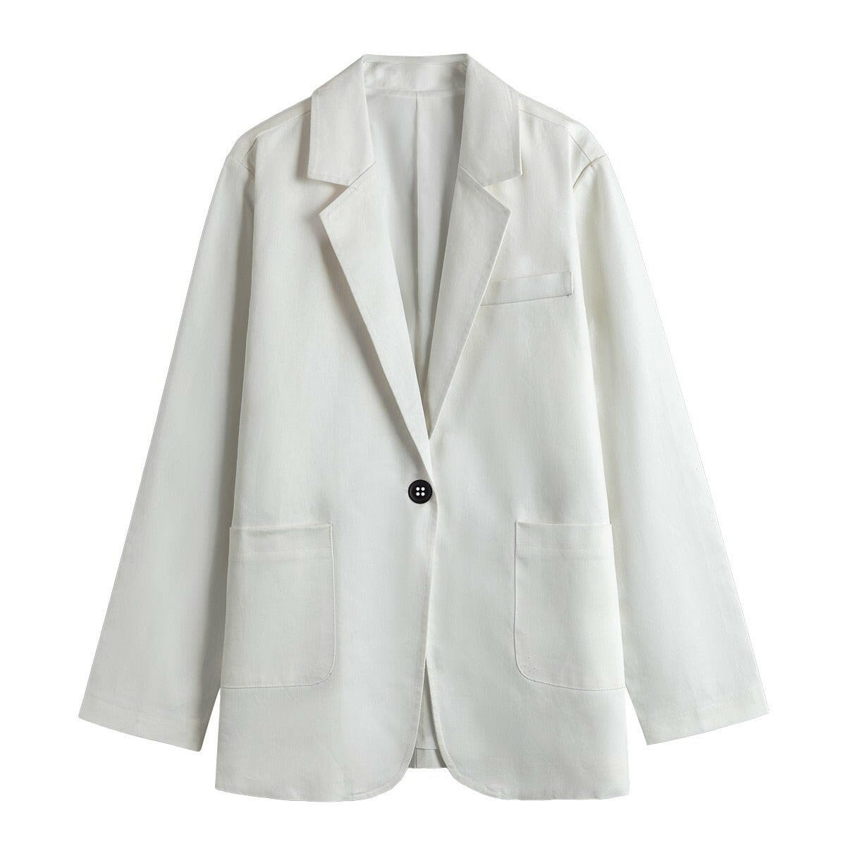 Fix The Money / Women’s Cotton Bitcoin Blazer - Nikki Nakamoto - The Orange Habit