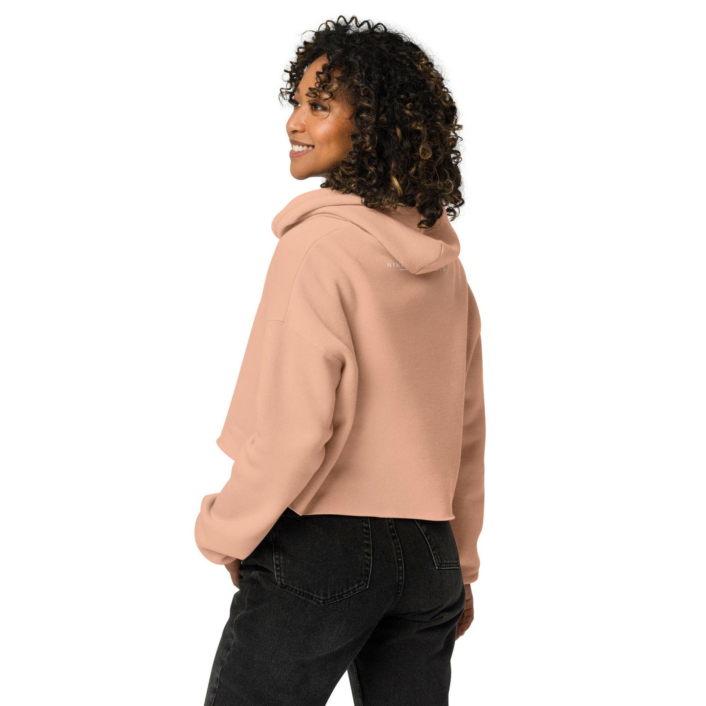 THE B / Cropped Bitcoin Hoodie - Nikki Nakamoto - The Orange Habit
