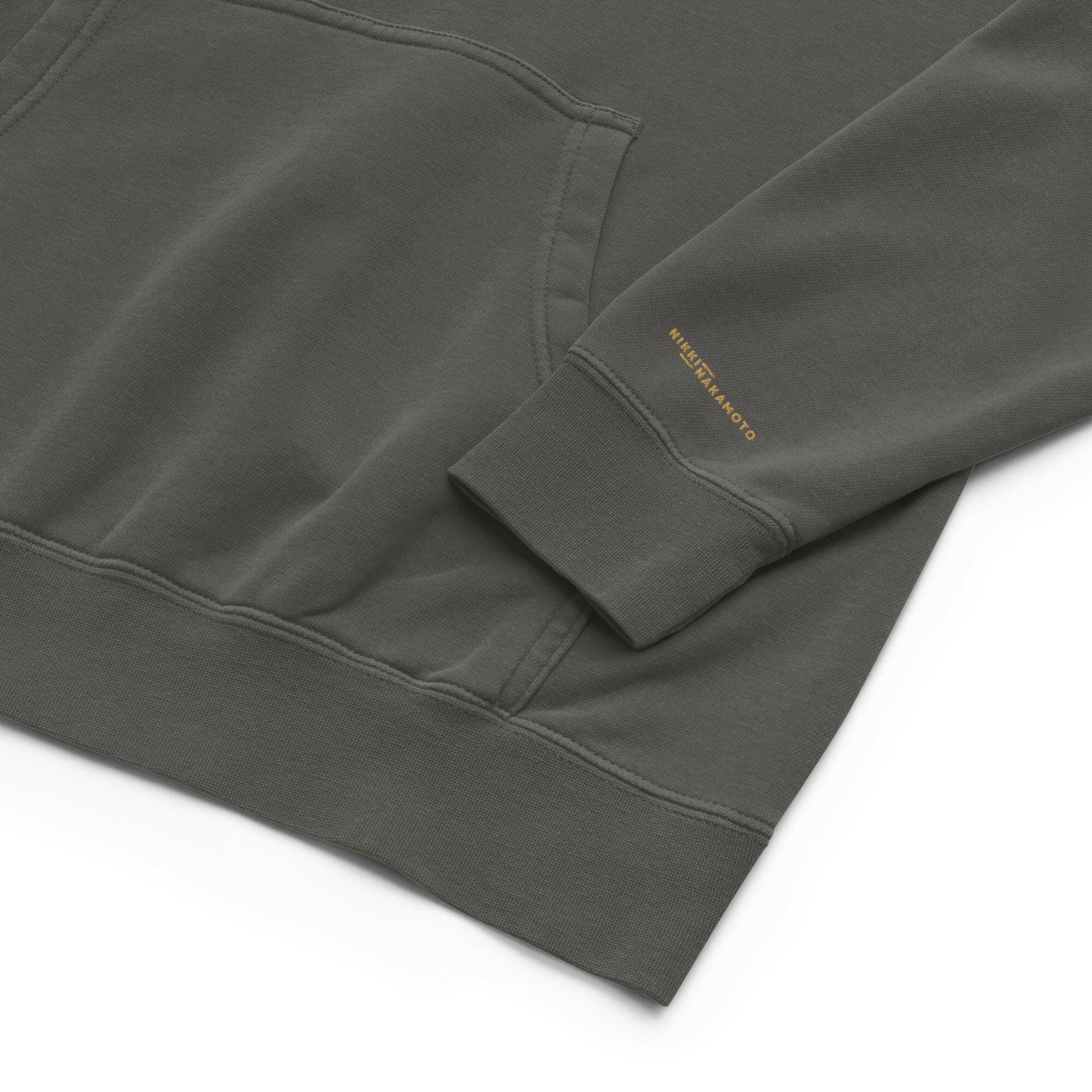 Bitcoin Paris / Embroidered Premium Hoodie - Nikki Nakamoto - The Orange Habit