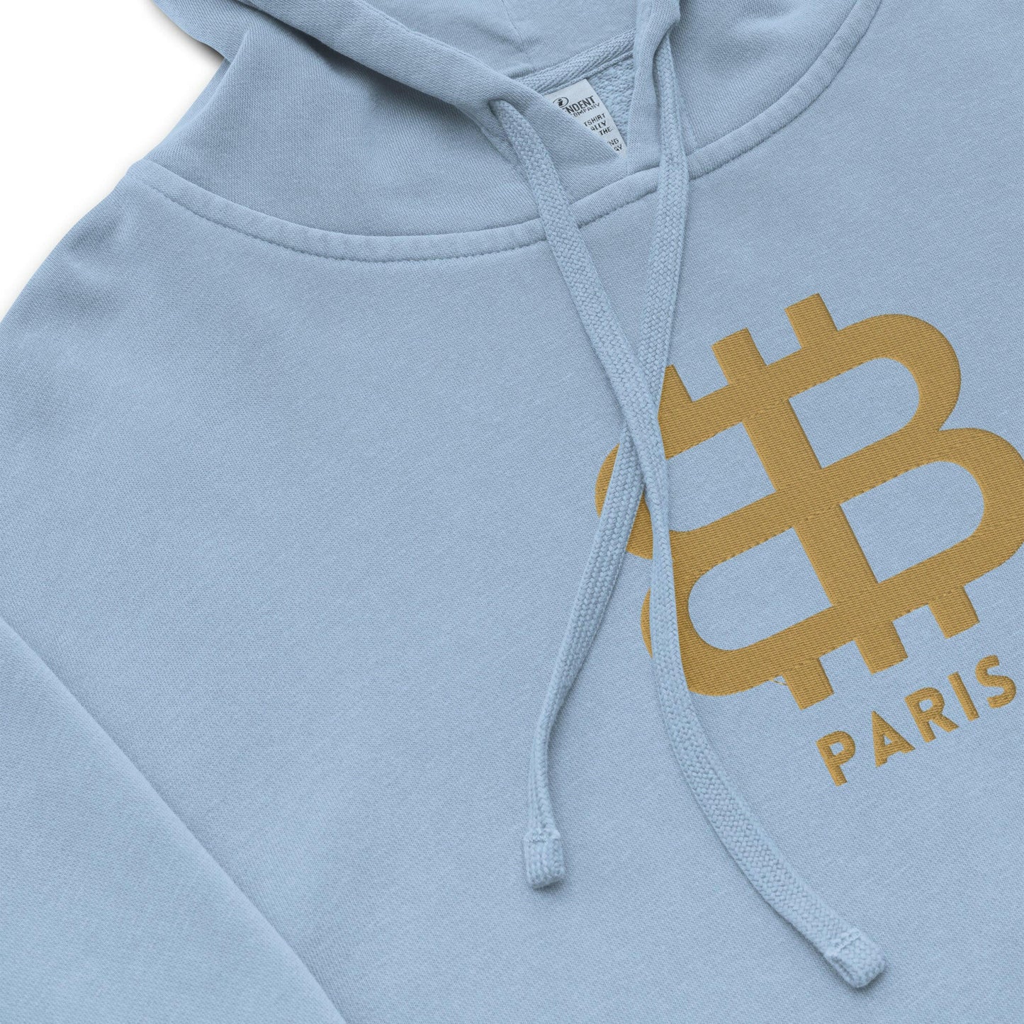 Bitcoin Paris / Embroidered Premium Hoodie - Nikki Nakamoto - The Orange Habit