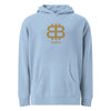 Bitcoin Paris / Embroidered Premium Hoodie - Nikki Nakamoto - The Orange Habit