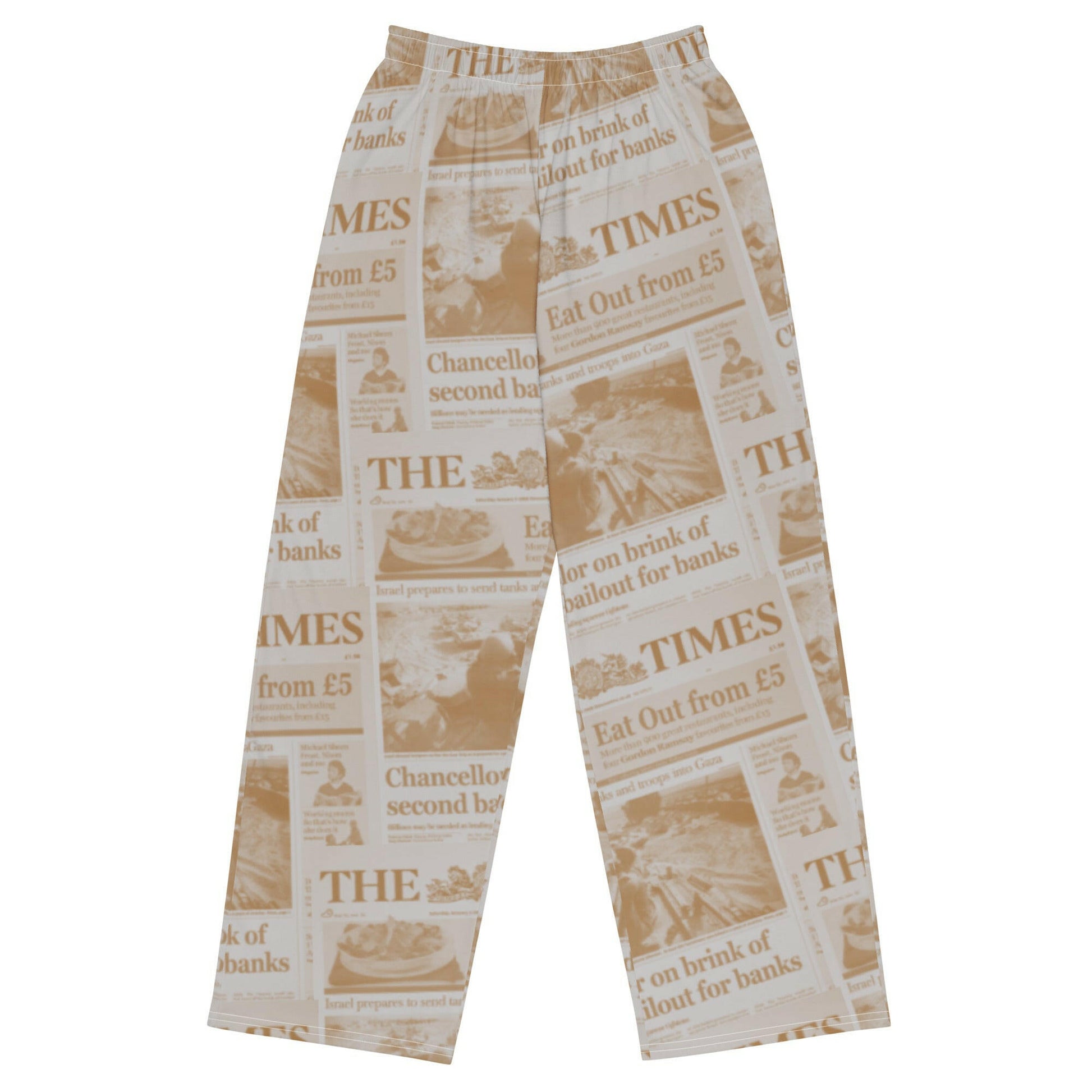 Nakamoto / Wide-Leg Bitcoin Pants - Nikki Nakamoto - The Orange Habit
