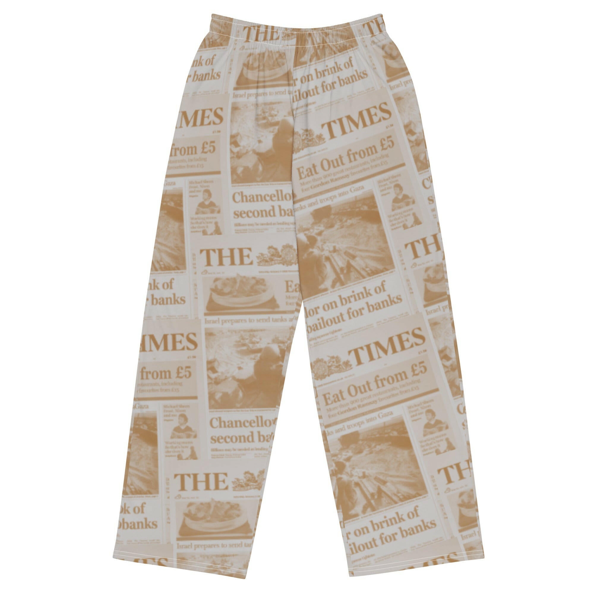 Nakamoto / Wide-Leg Bitcoin Pants - Nikki Nakamoto - The Orange Habit