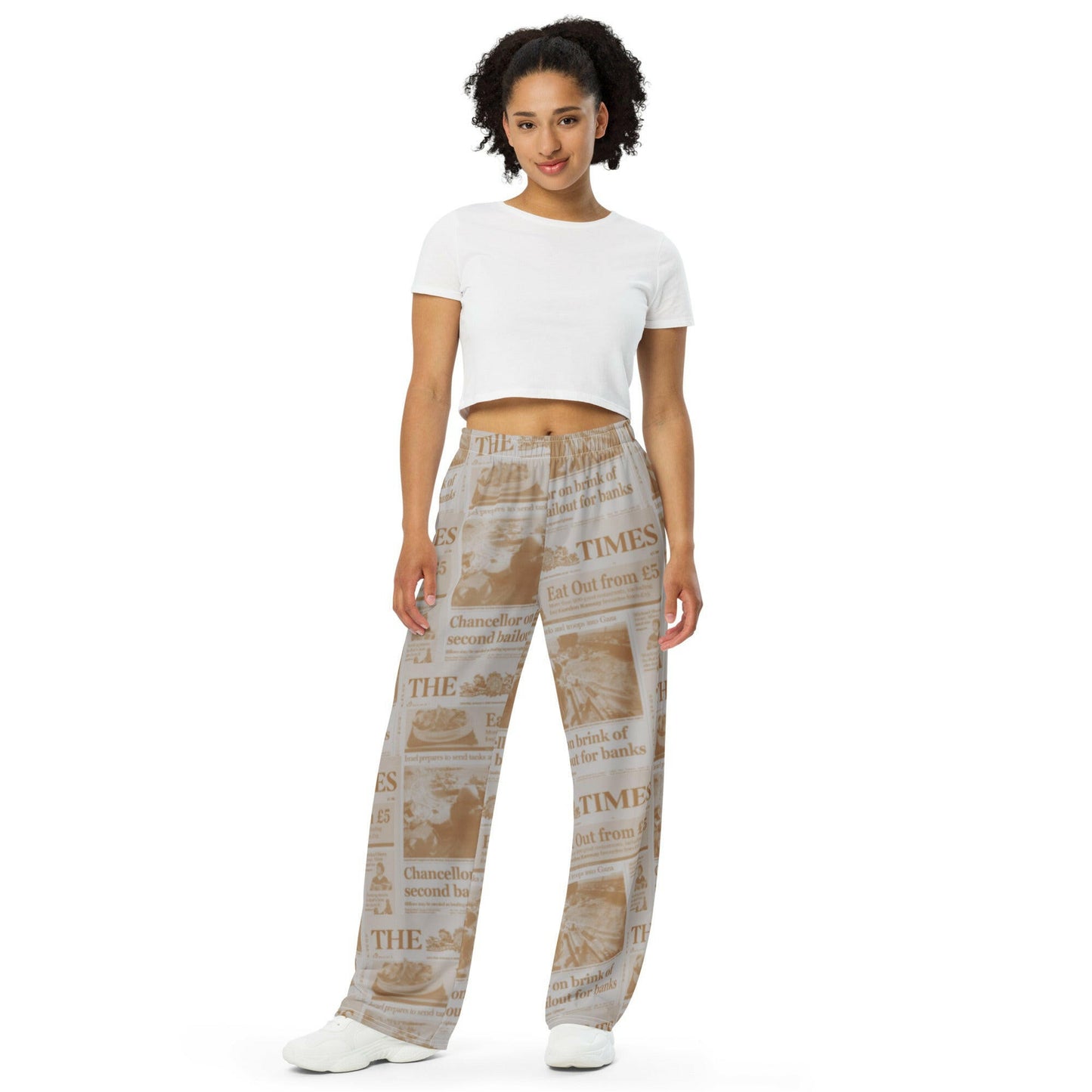 Nakamoto / Wide-Leg Bitcoin Pants - Nikki Nakamoto - The Orange Habit