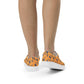 Soft Revolution / Orange Bitcoin Shoes - Nikki Nakamoto - The Orange Habit