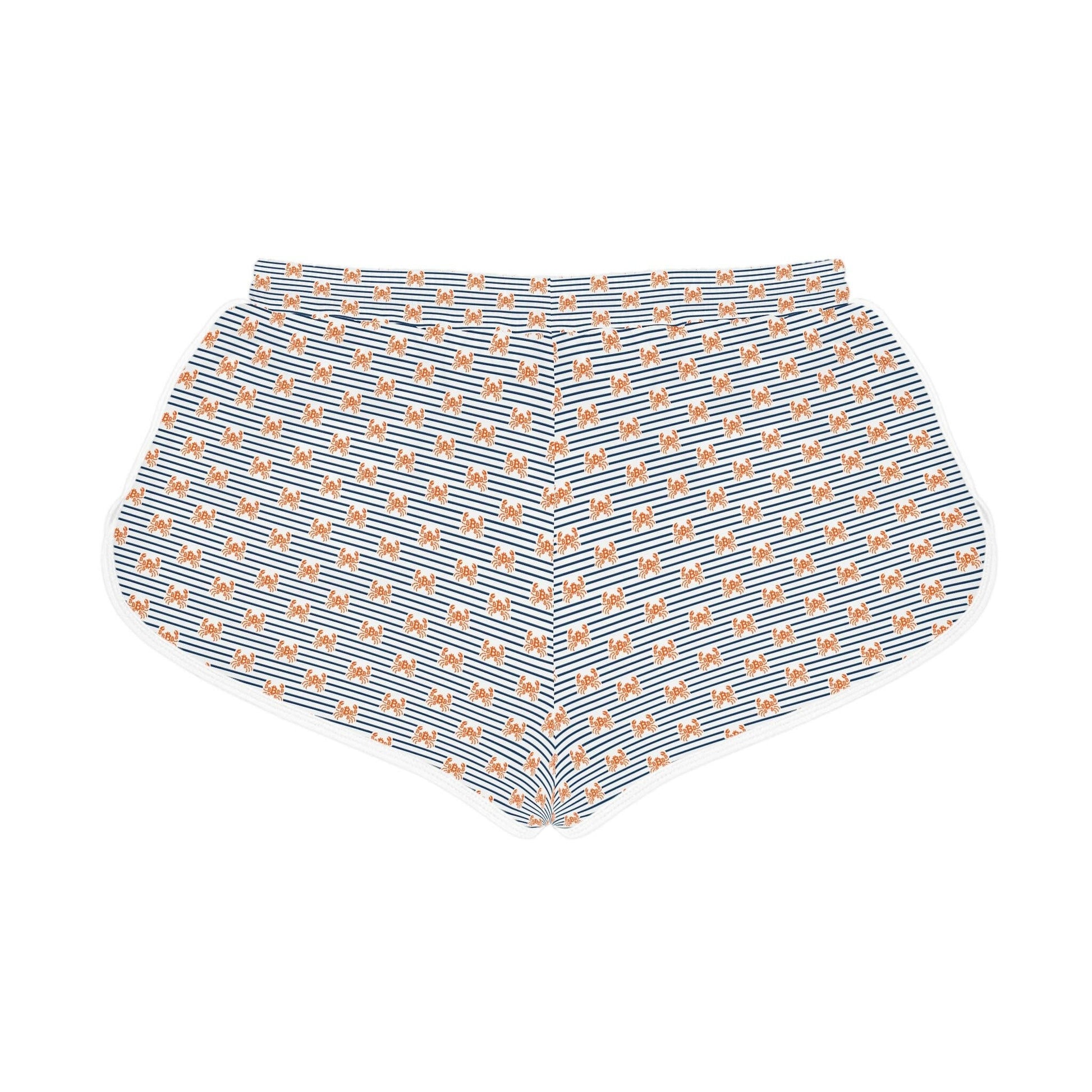 Crab B / Nautical Womens Shorts - Nikki Nakamoto - The Orange Habit