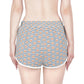Crab B / Nautical Womens Shorts - Nikki Nakamoto - The Orange Habit