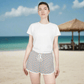 Crab B / Nautical Womens Shorts - Nikki Nakamoto - The Orange Habit