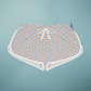 Crab B / Nautical Womens Shorts - Nikki Nakamoto - The Orange Habit