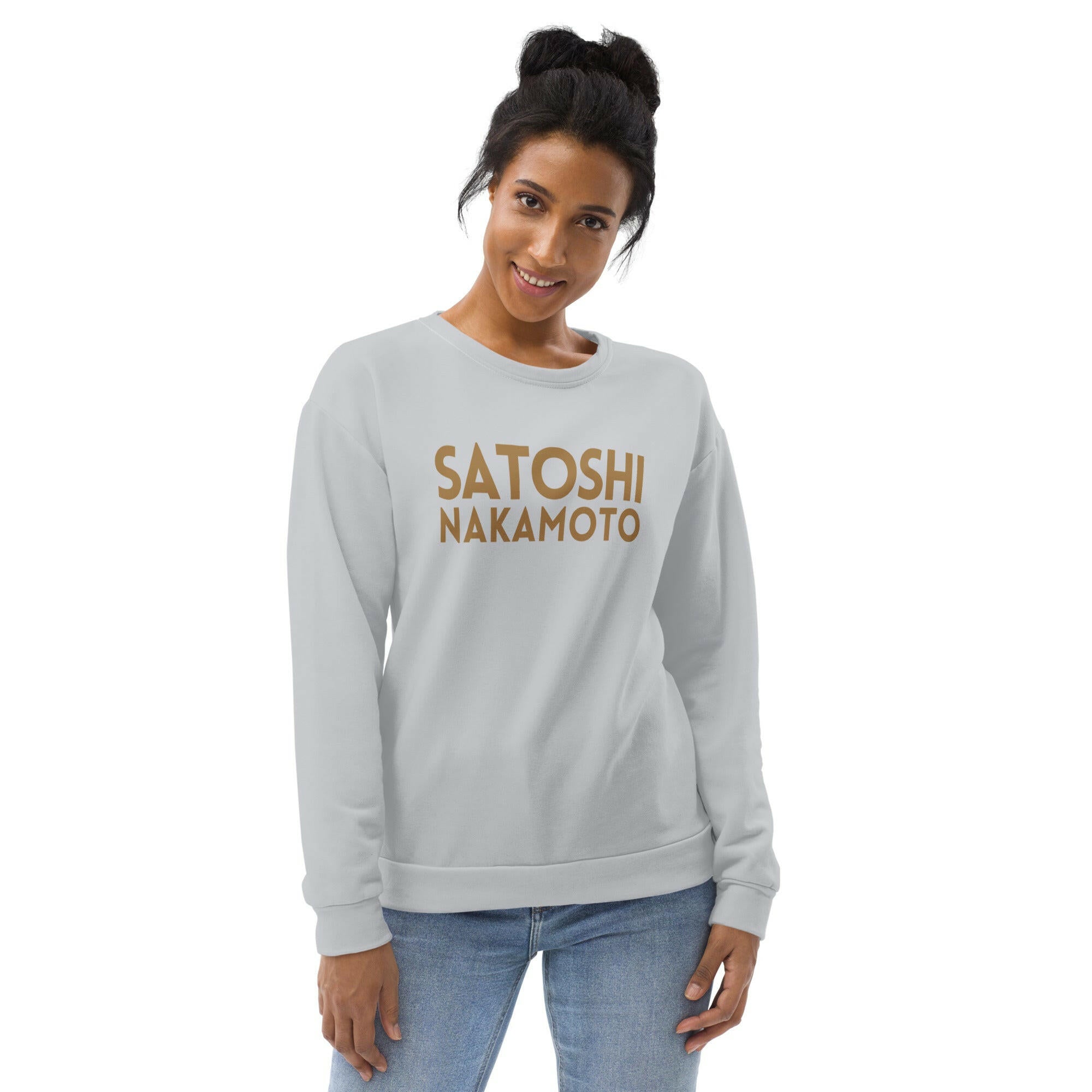 NAKAMOTO / Premium Bitcoin Sweatshirt - Nikki Nakamoto - The Orange Habit