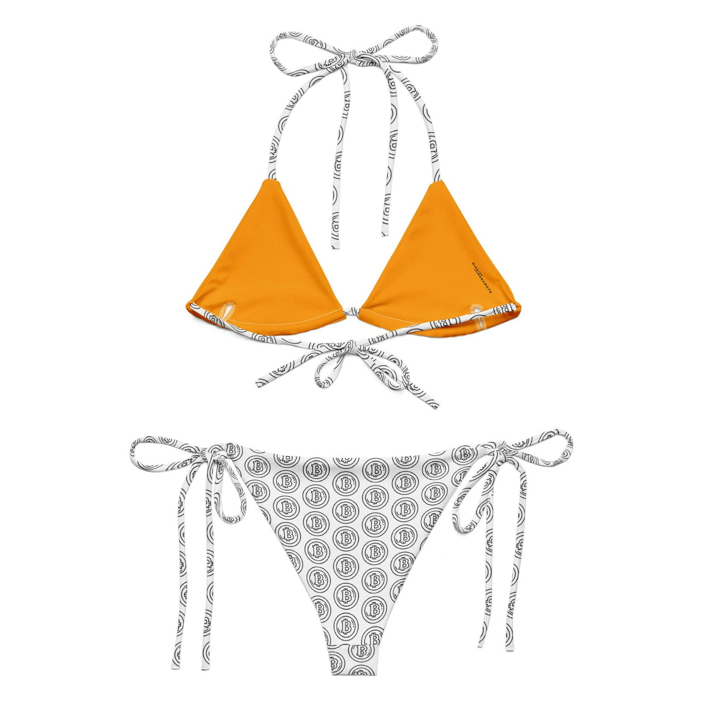 THE B / Bitcoin Bikini - Nikki Nakamoto - The Orange Habit