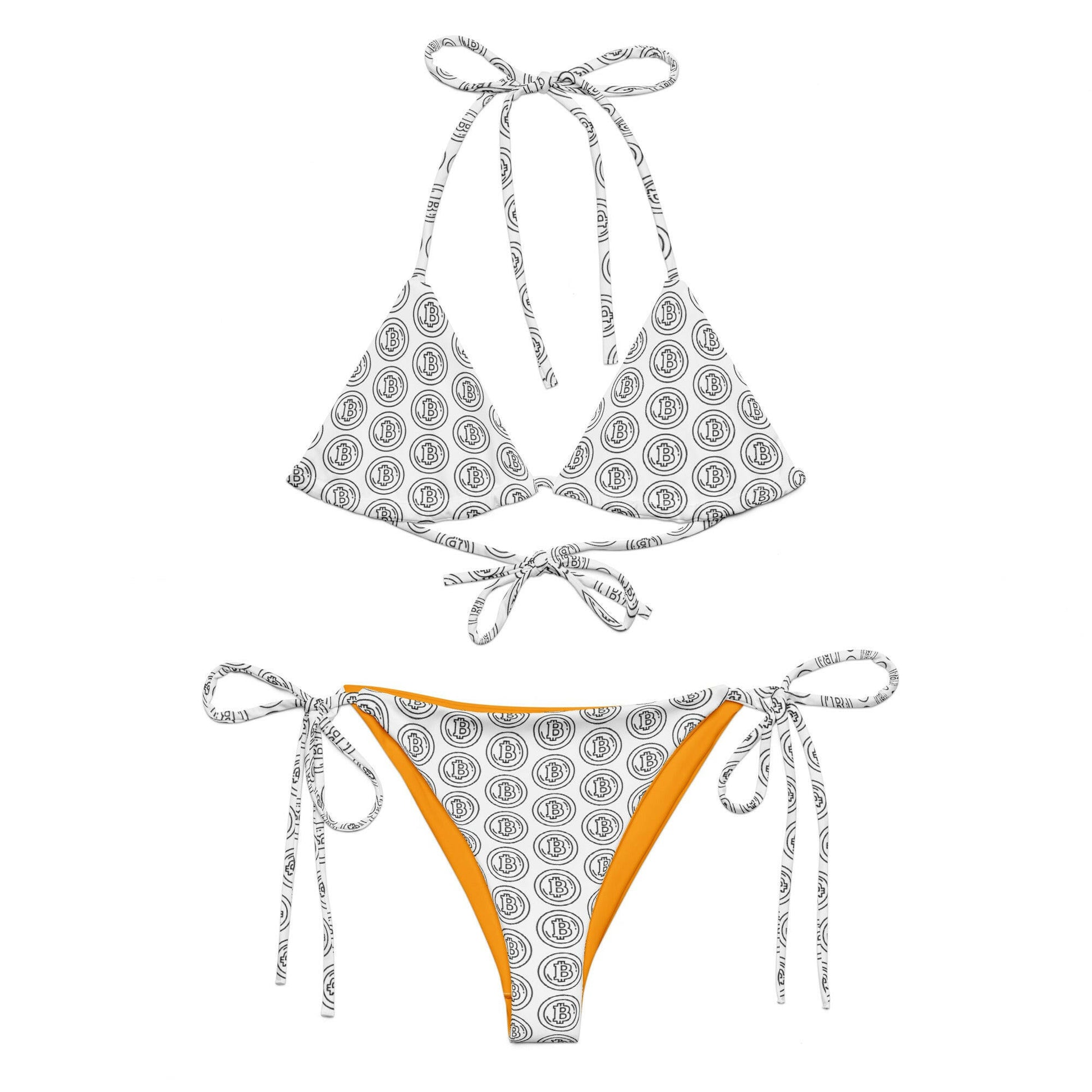 THE B / Bitcoin Bikini - Nikki Nakamoto - The Orange Habit
