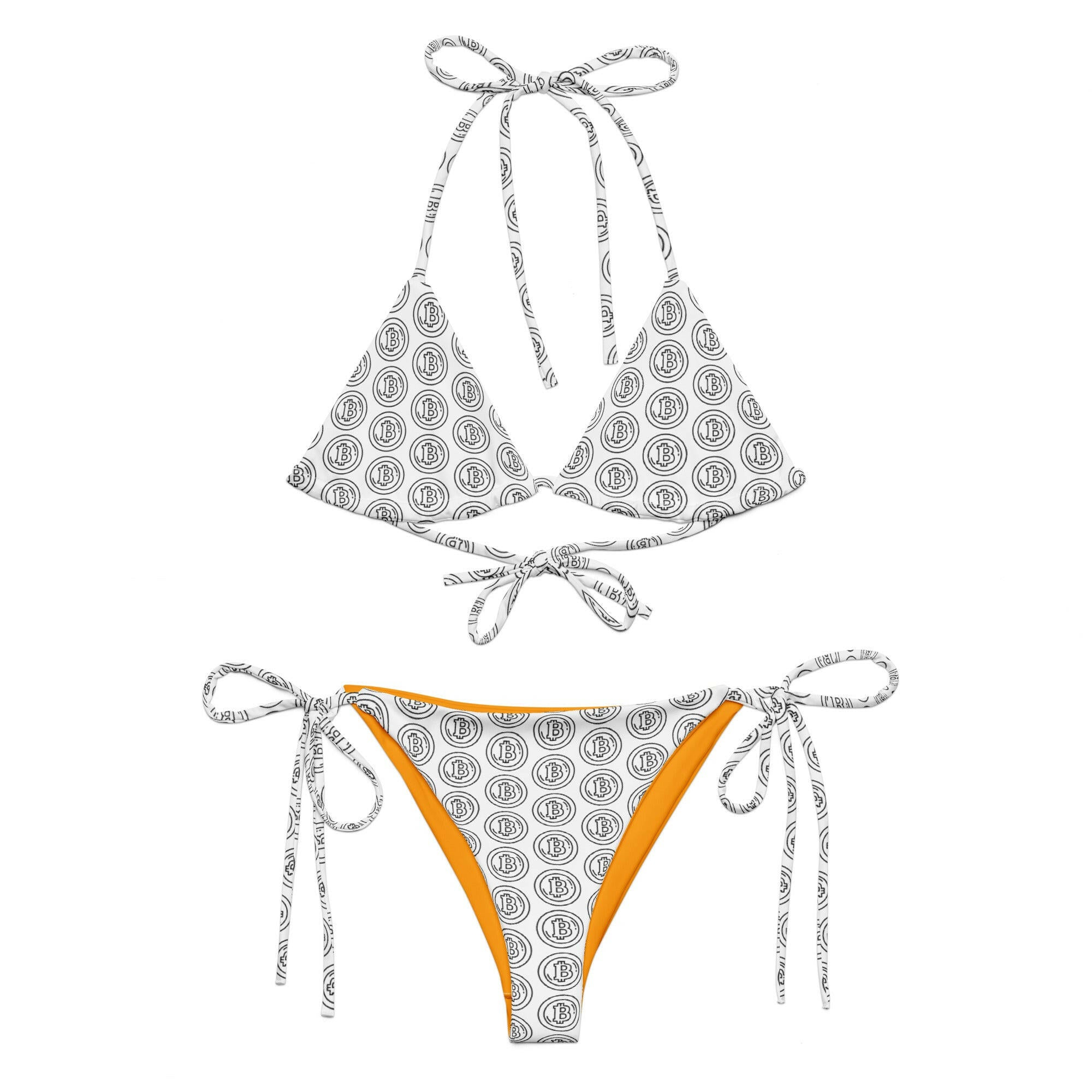 THE B / Bitcoin Bikini - Nikki Nakamoto - The Orange Habit
