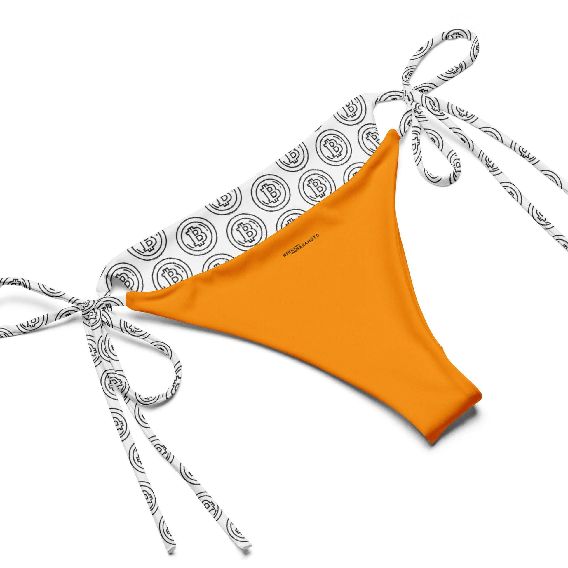 THE B / Bitcoin Bikini - Nikki Nakamoto - The Orange Habit