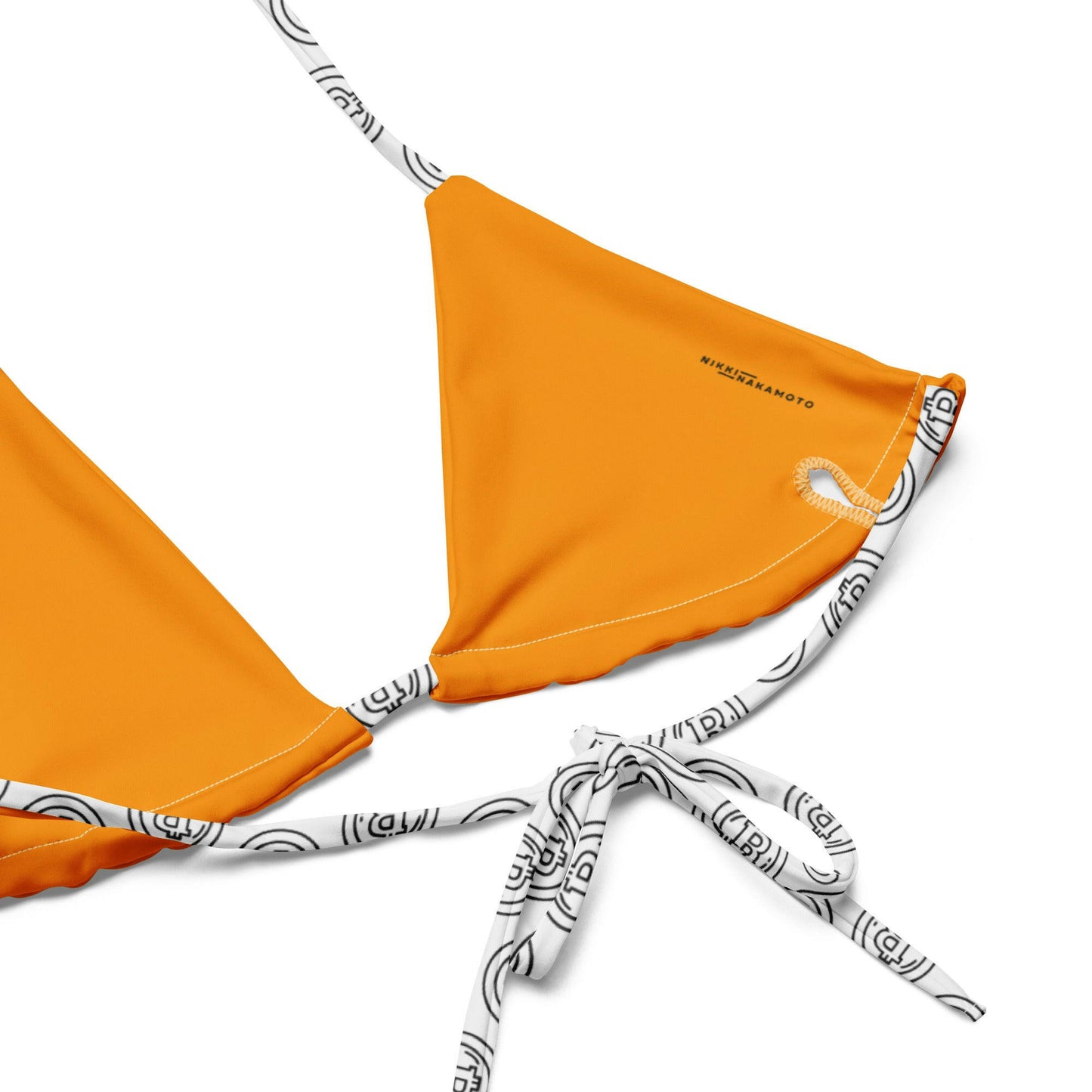 THE B / Bitcoin Bikini - Nikki Nakamoto - The Orange Habit