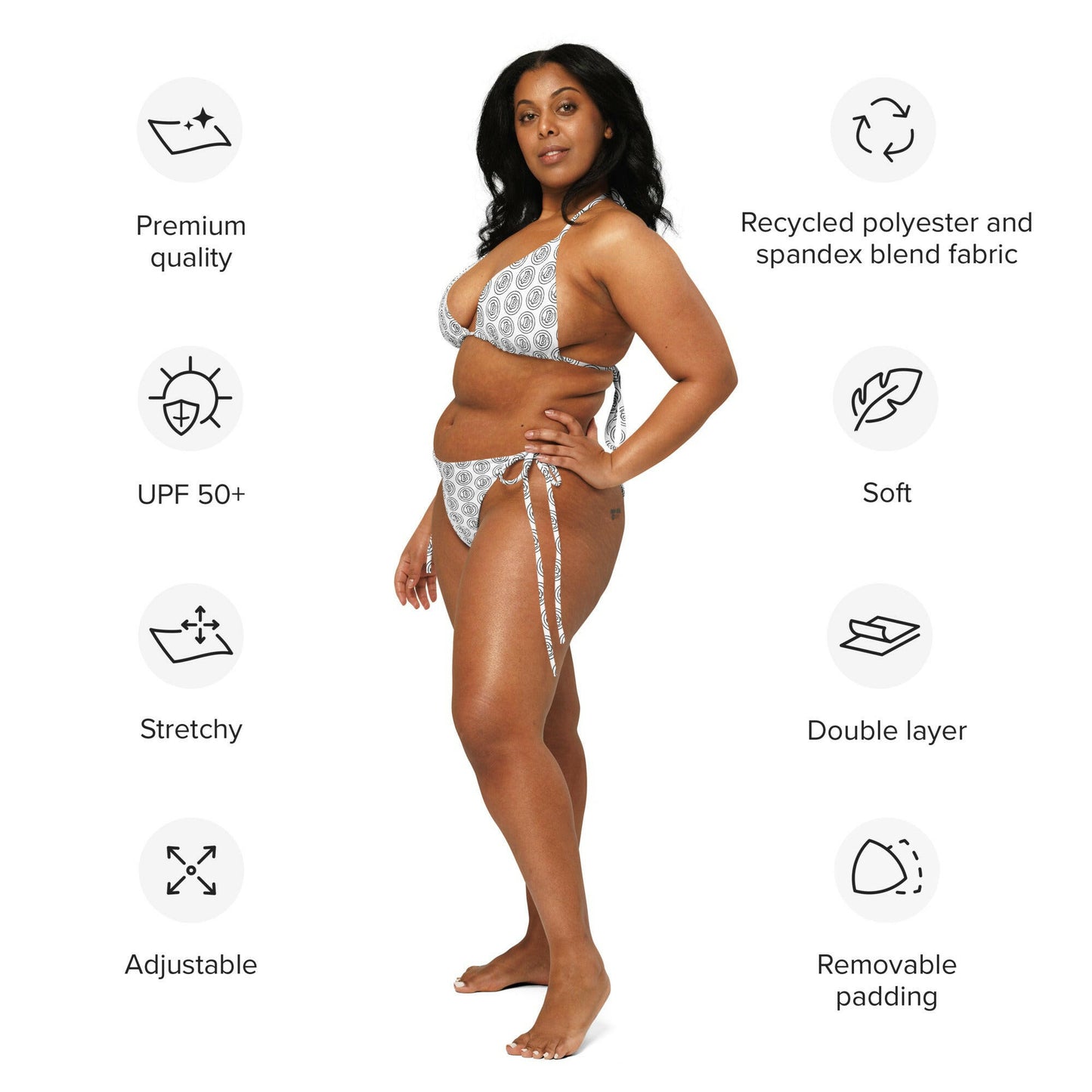 THE B / Bitcoin Bikini - Nikki Nakamoto - The Orange Habit