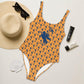 Soft Revolution / One-Piece Bitcoin Swimsuit - Nikki Nakamoto - The Orange Habit