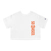 So Based / Champion Cropped Bitcoin T-shirt - Nikki Nakamoto - The Orange Habit