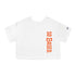 So Based / Champion Cropped Bitcoin T-shirt - Nikki Nakamoto - The Orange Habit
