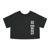So Based / Champion Cropped Bitcoin T-shirt - Nikki Nakamoto - The Orange Habit