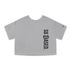 So Based / Champion Cropped Bitcoin T-shirt - Nikki Nakamoto - The Orange Habit