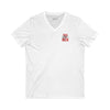 Fix the Money / V-Neck Bitcoin T-Shirt - Nikki Nakamoto - The Orange Habit