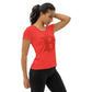 Orange Pilled / Athletic Bitcoin Tee - Nikki Nakamoto - The Orange Habit