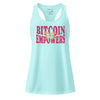 Bitcoin Empowers / Fitted Bitcoin Tank Top - Nikki Nakamoto - The Orange Habit