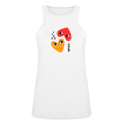 I Heart Satoshi / Womens Bitcoin Tank Top - Nikki Nakamoto - The Orange Habit