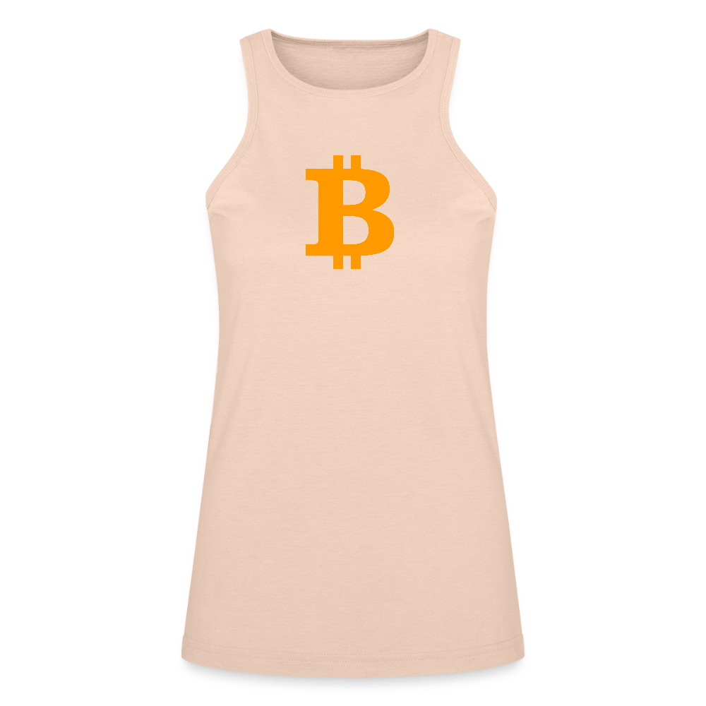THE B - Orange B / Womens Bitcoin Tank Top - Nikki Nakamoto - The Orange Habit
