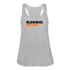 Running Bitcoin / Womens Bitcoin Tank Top - Nikki Nakamoto - The Orange Habit