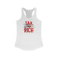 Fix The Money / Womens Bitcoin Tank Top - Nikki Nakamoto - The Orange Habit