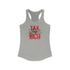 tax the rich grey racerback Womens Bitcoin Tank Top - SVRN Society