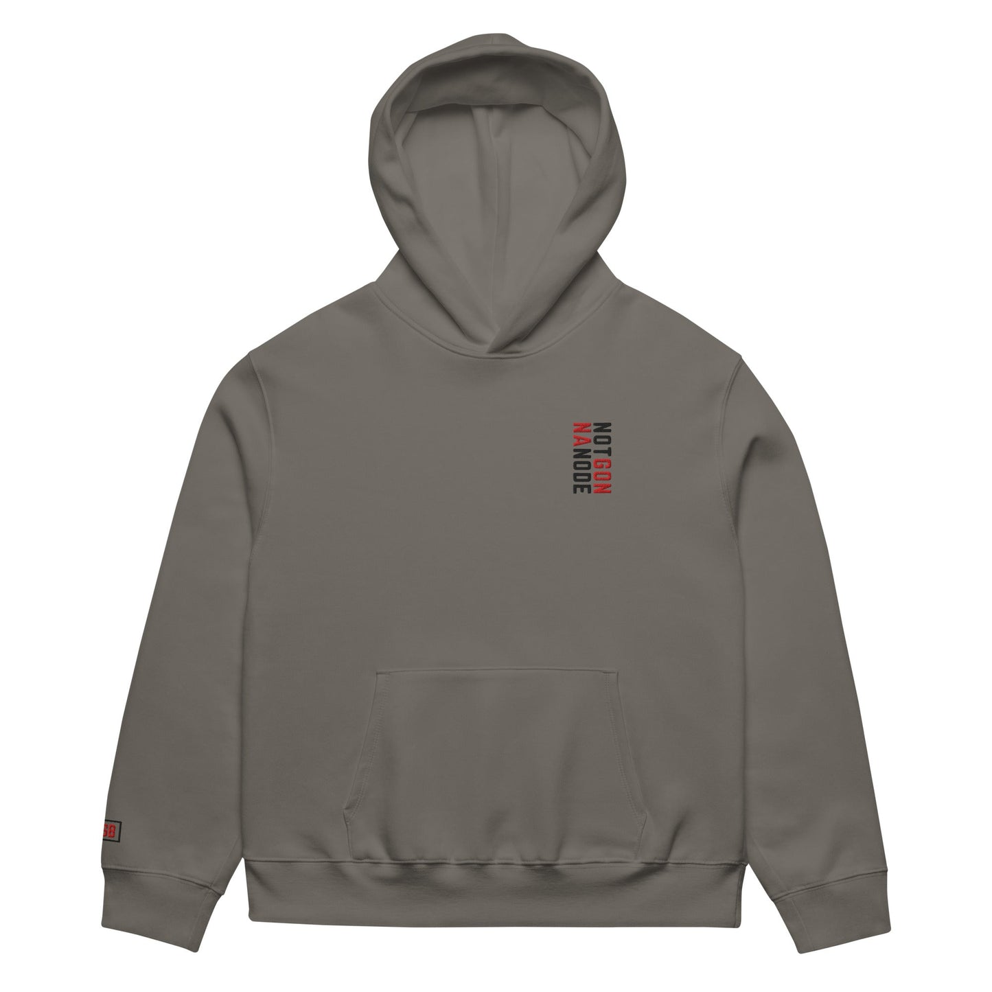 Not Gonna Node: Oversized Heavyweight Hoodie - SVRN Society