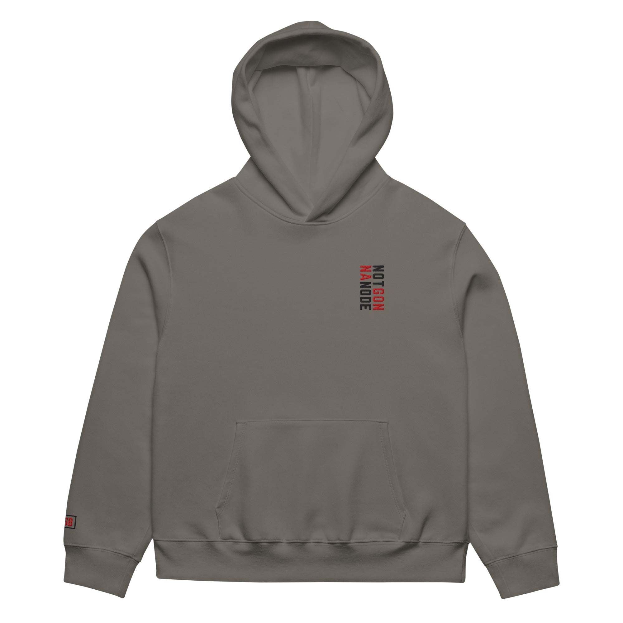 Not Gonna Node: Oversized Heavyweight Hoodie - SVRN Society