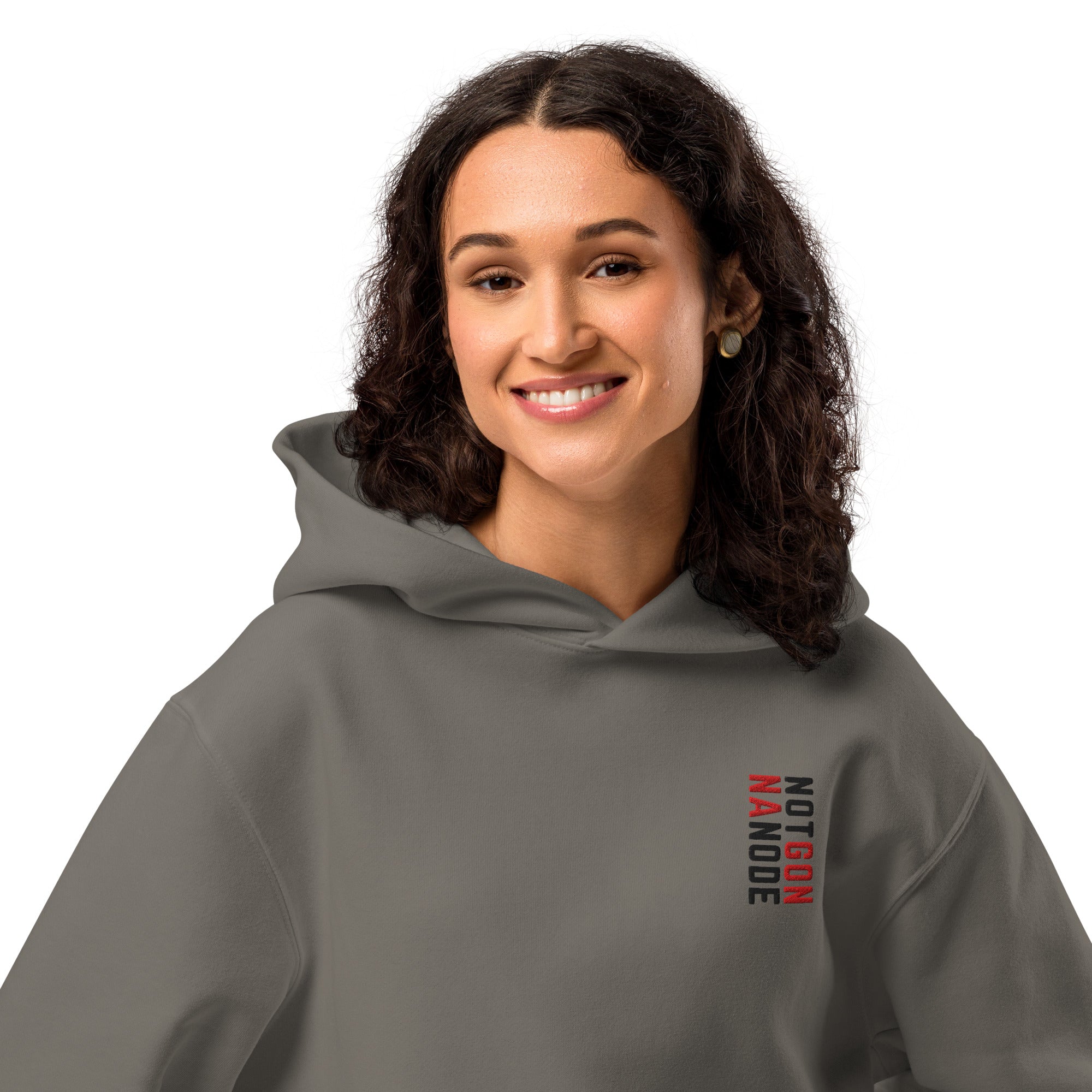 Not Gonna Node: Oversized Heavyweight Hoodie - SVRN Society
