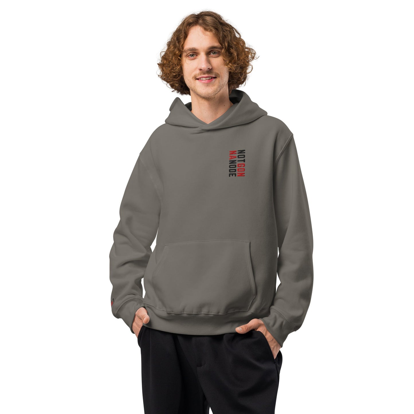Not Gonna Node: Oversized Heavyweight Hoodie - SVRN Society