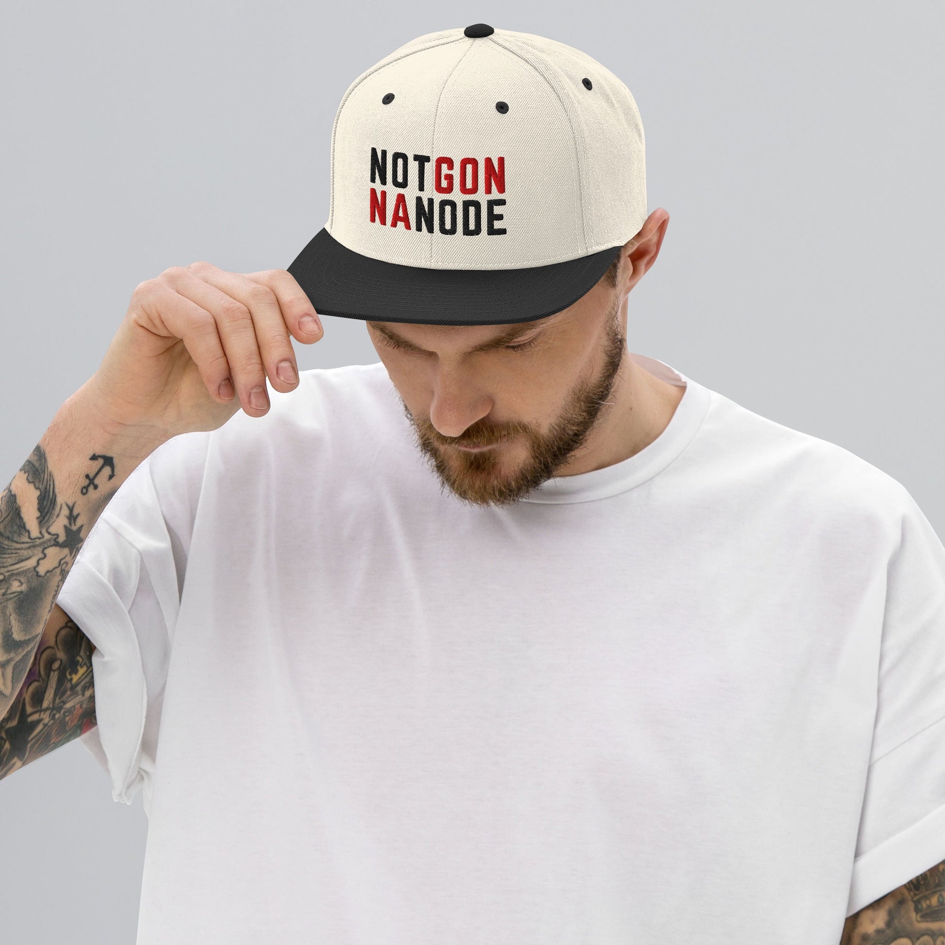Not Gonna Node: Snapback Hat - SVRN Society