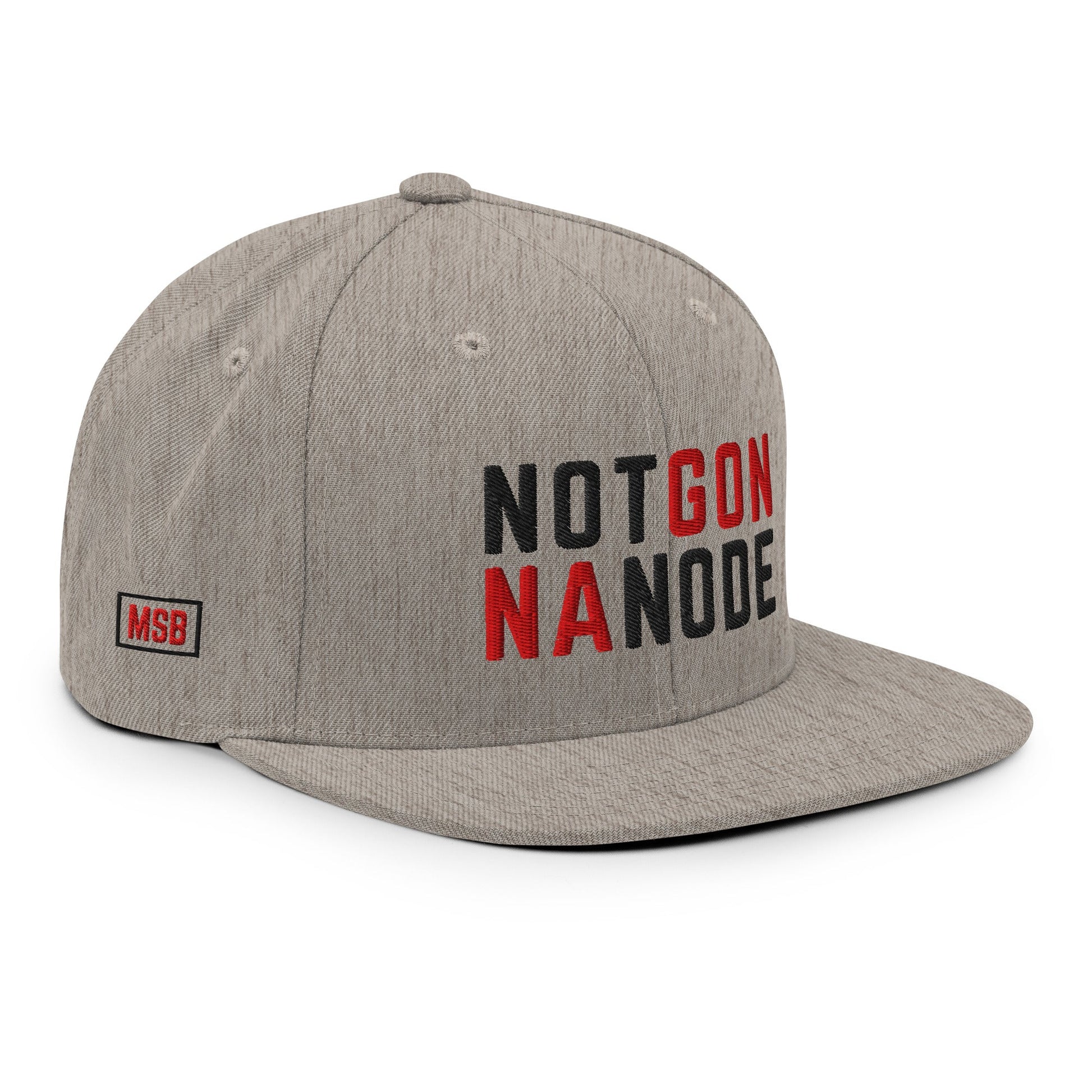 Not Gonna Node: Snapback Hat - SVRN Society