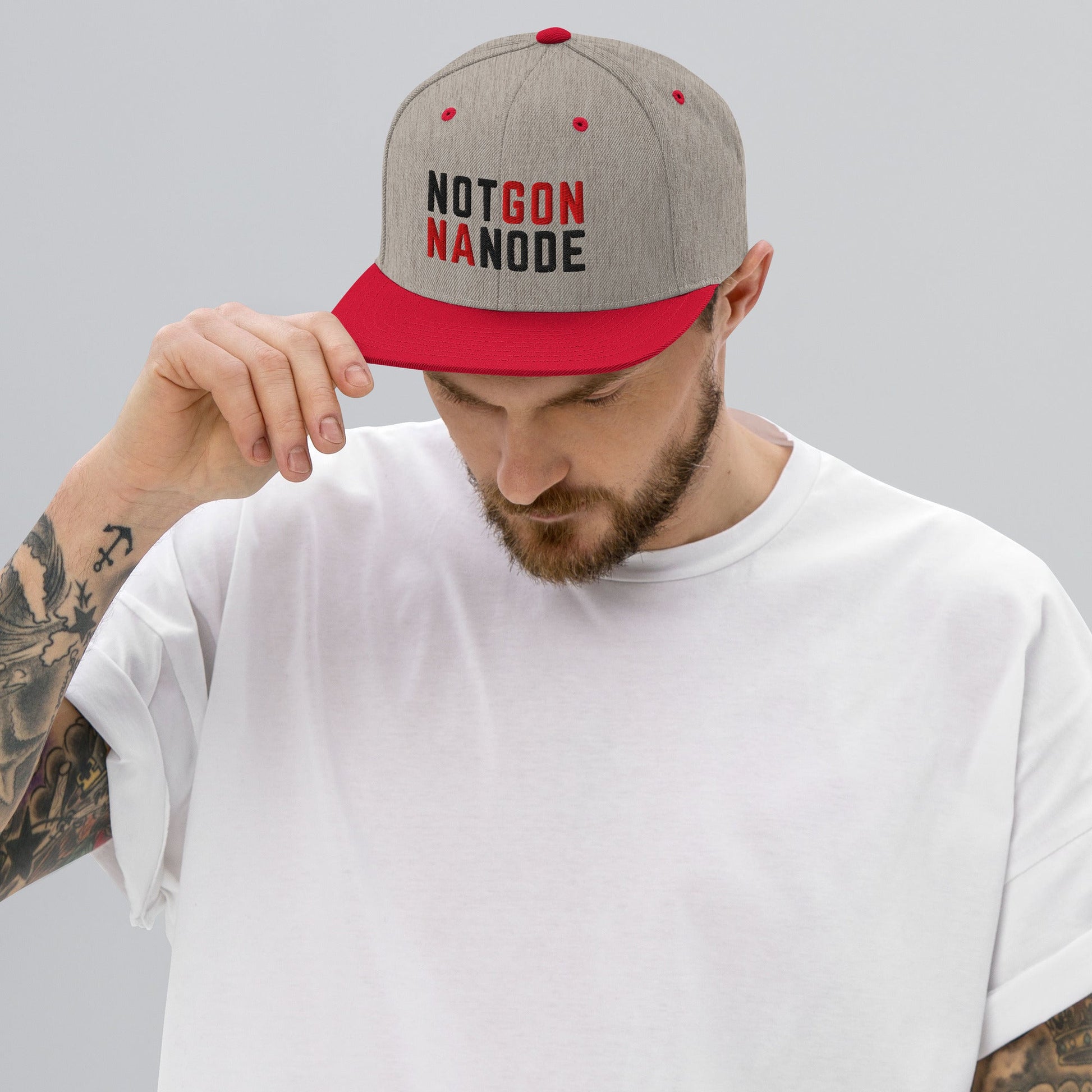 Not Gonna Node: Snapback Hat - SVRN Society