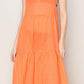 Boutique / Orange Halter Neck Cover Up Maxi Dress - Orange Habit Boutique - The Orange Habit